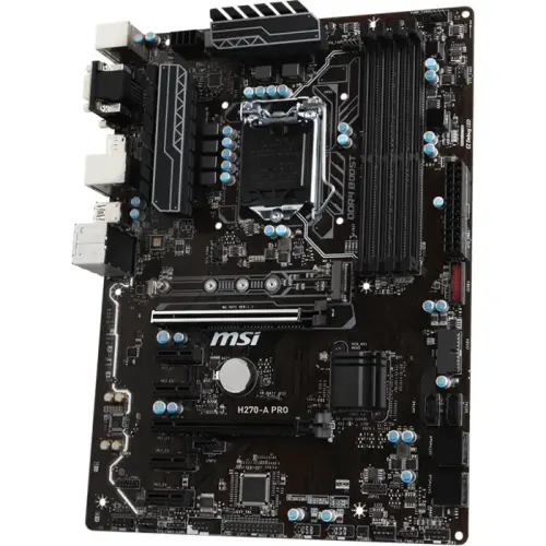 MSI H270-A Pro Intel H270 Soket 1151 DDR4 2400MHz DDR4 ATX Gaming(Oyuncu) Anakart
