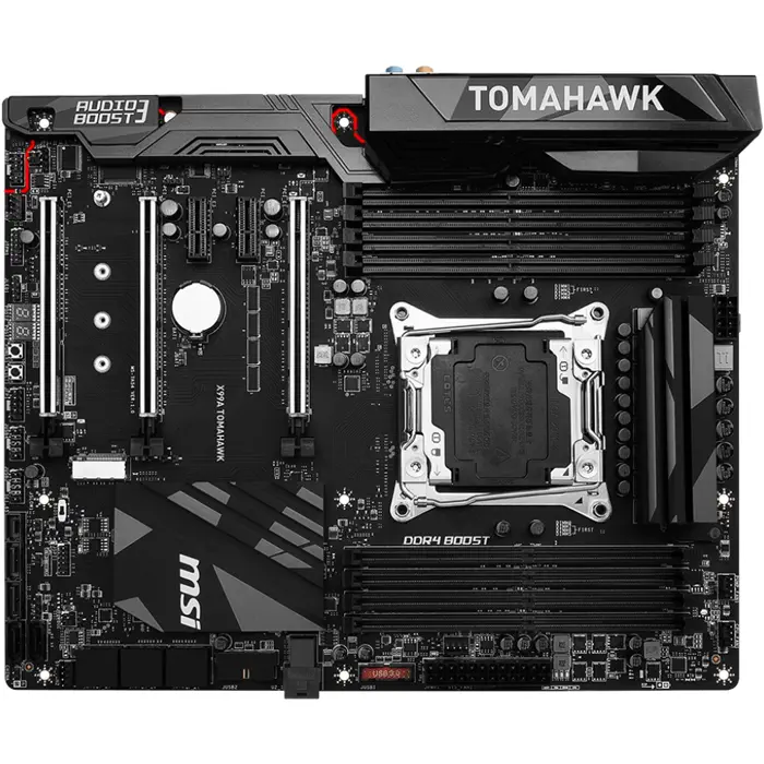 MSI X99A TOMAHAWK Intel X99 Soket 2011-3 DDR4 3333(OC)MHz ATX Gaming Anakart