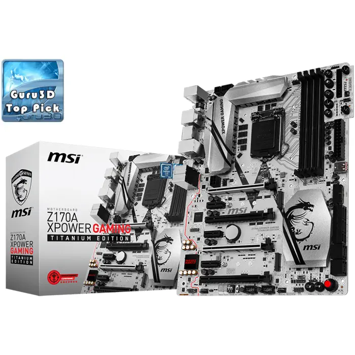 Msi Z170a XPower Gaming Titanium Edition Intel Z170 Express Soket 1151 DDR4 4000(OC)MHz ATX Gaming Anakart