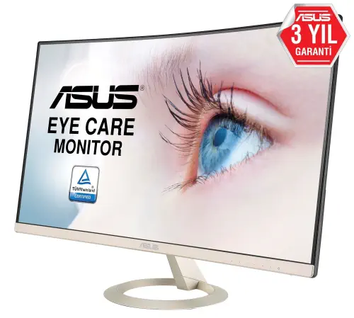 Asus VZ27VQ 5ms HDMI/DP Eye Care 27″ Full HD Curved Monitör