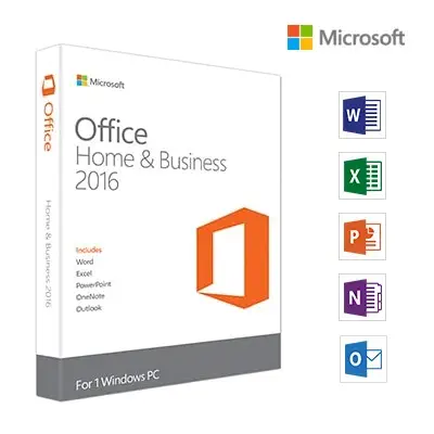 Microsoft Office 2016 Home and Business Kutu İngilizce T5D-02700 Ofis Yazılımı