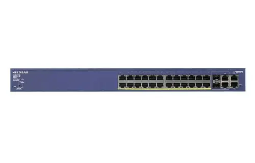 Netgear FS728TP-100EUS 24 Port 10/100 24P POE 2 SFP(192W) Rack Switch