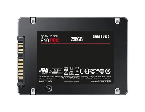 Samsung 860 PRO 256GB 560MB-530MB/s 2.5″ Sata3 SSD Disk - MZ-76P256BW