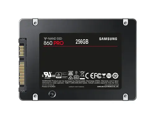 Samsung 860 PRO 256GB 560MB-530MB/s 2.5″ Sata3 SSD Disk - MZ-76P256BW