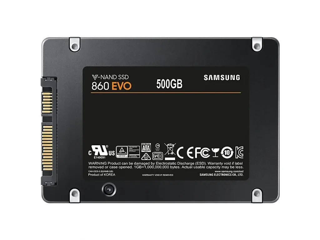 Samsung 860 Evo 500GB 2.5″ 550MB/520MB/s SSD Disk - MZ-76E500BW