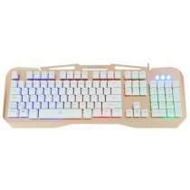 Gamemax FK-G520QU 3 Renk Işıklı Metal Yüzey Gaming Klavye
