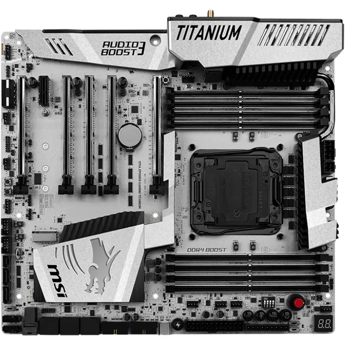 MSI X99A XPOWER GAMING TITANIUM Intel X99 Soket 2011-3 DDR4 3466(OC)MHz E-ATX Gaming Anakart