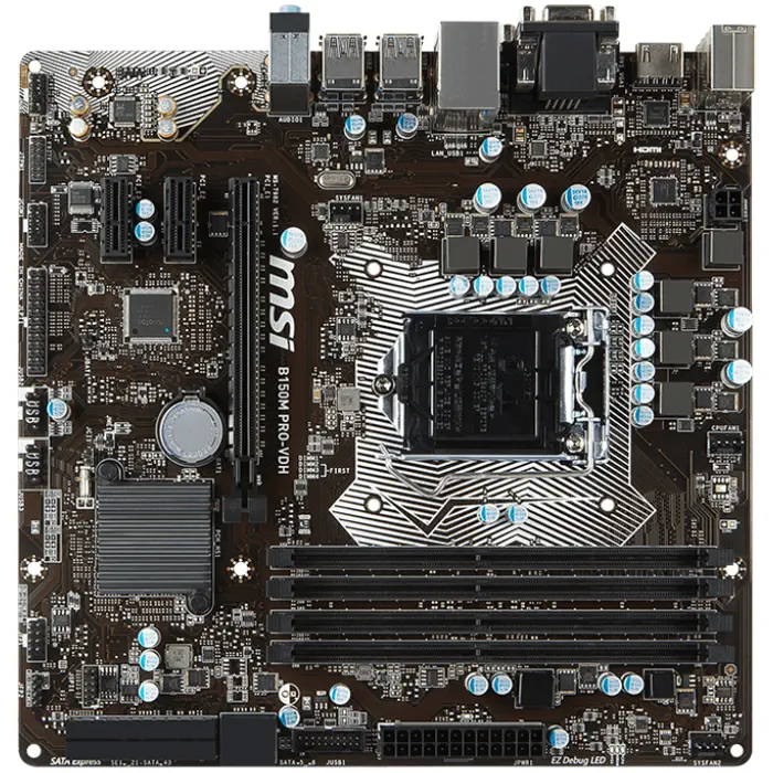 Msi B150M PRO-VDH Intel B150 Soket 1151 DDR4 2133MHz mATX Anakart