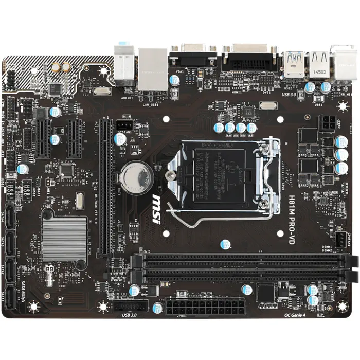 MSI H81M PRO-VD Intel H81 Express Soket 1150 DDR3 1600MHz Micro-ATX Anakart