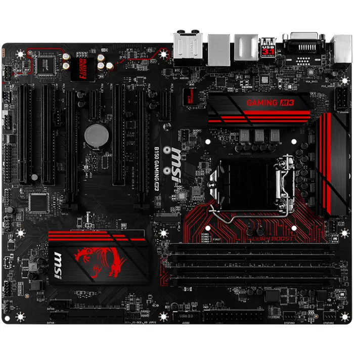 MSI B150 GAMING M3 Intel B150 Express Soket 1151 DDR4 2133MHz ATX Gaming Anakart