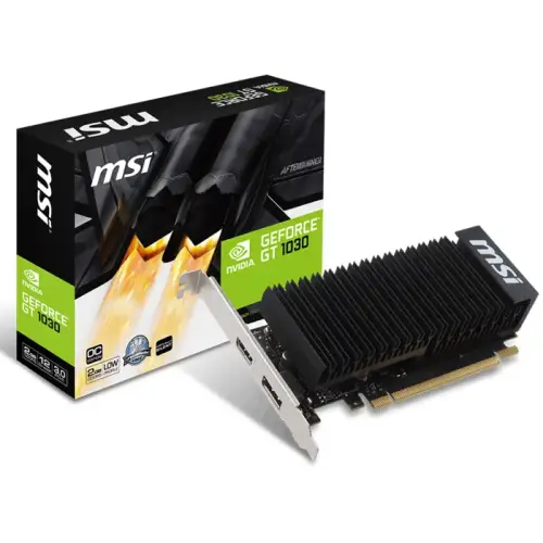 MSI GeForce GT 1030 2GH LP OC 2GB GDDR5 64Bit DX12 Ekran Kartı 