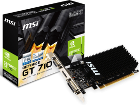 MSI GeForce GT 710 2GD3H LP 2GB DDR3 64Bit DX12 Ekran Kartı