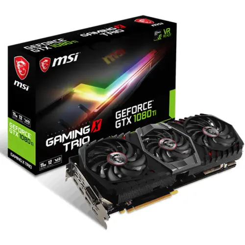 Msi GeForce GTX 1080 Ti Gaming X Trio 11GB GDDR5X 352Bit DX12 Gaming Ekran Kartı