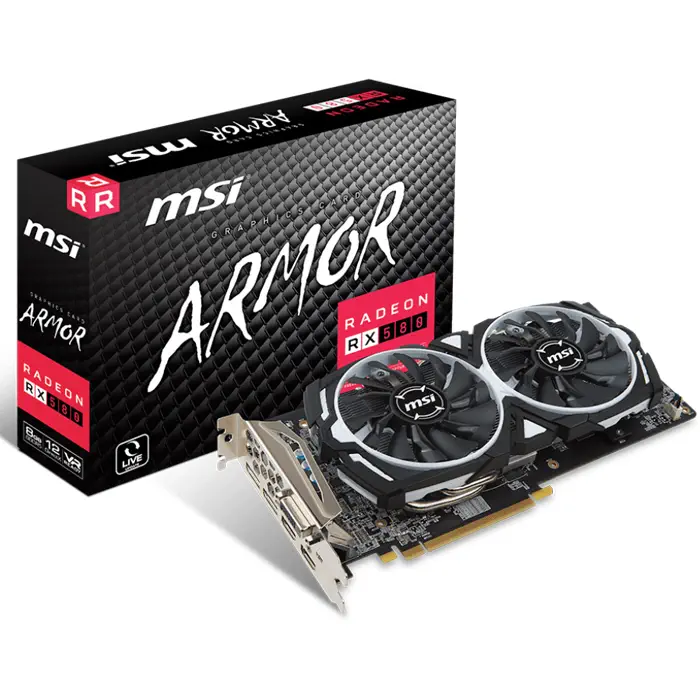 MSI Radeon RX 580 ARMOR 8G 8GB GDDR5 256Bit DX12 Ekran Kartı