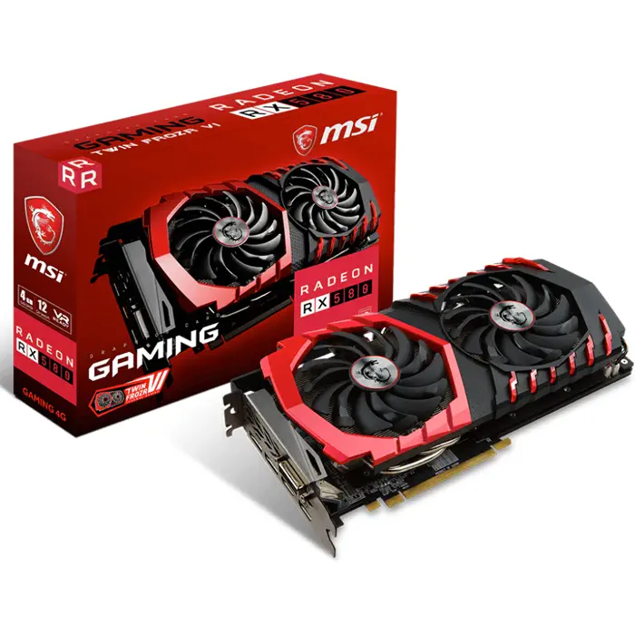 MSI Radeon RX 580 Gaming 4G 4GB GDDR5 256Bit DX12 Gaming Ekran Kartı