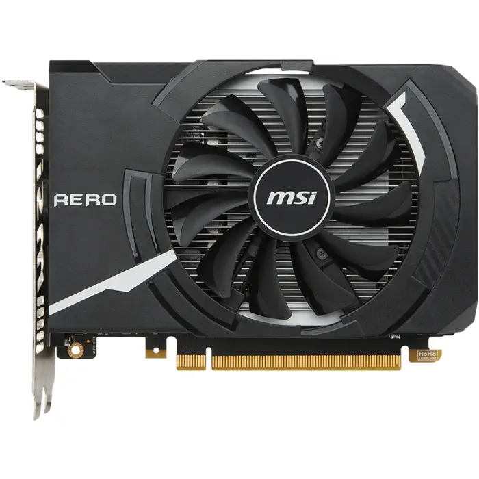 MSI GeForce GTX 1050 Aero ITX 2G OC 2GB GDDR5 128Bit DX12 Ekran Kartı