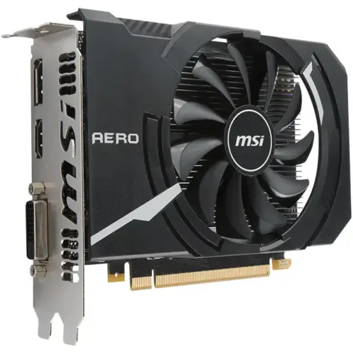 MSI GeForce GTX 1050 Aero ITX 2G OC 2GB GDDR5 128Bit DX12 Ekran Kartı