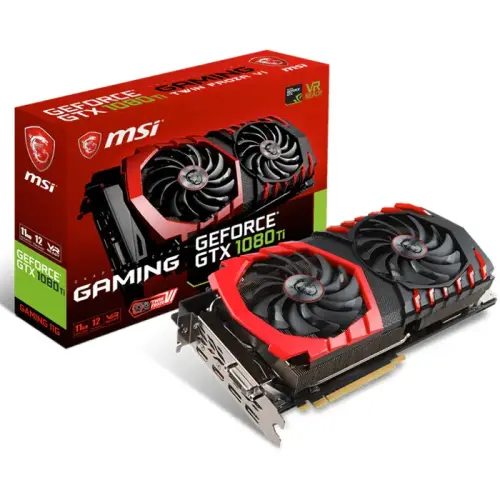 MSI GeForce GTX 1080 Ti GAMING 11G 11GB GDDR5X 352Bit DX12 Gaming Ekran Kartı