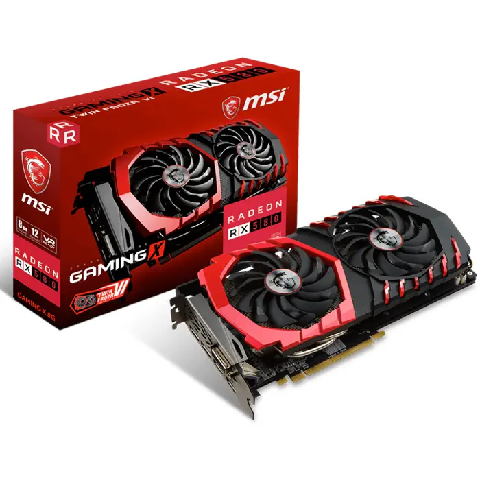 MSI Radeon RX 580 GAMING X 8G 8GB GDDR5 256Bit DX12 Gaming Ekran Kartı