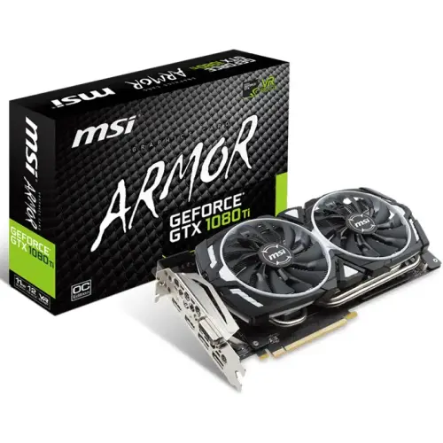 MSI GeForce GTX 1080 Ti ARMOR 11G OC 11GB GDDR5X 352Bit DX12 Ekran Kartı