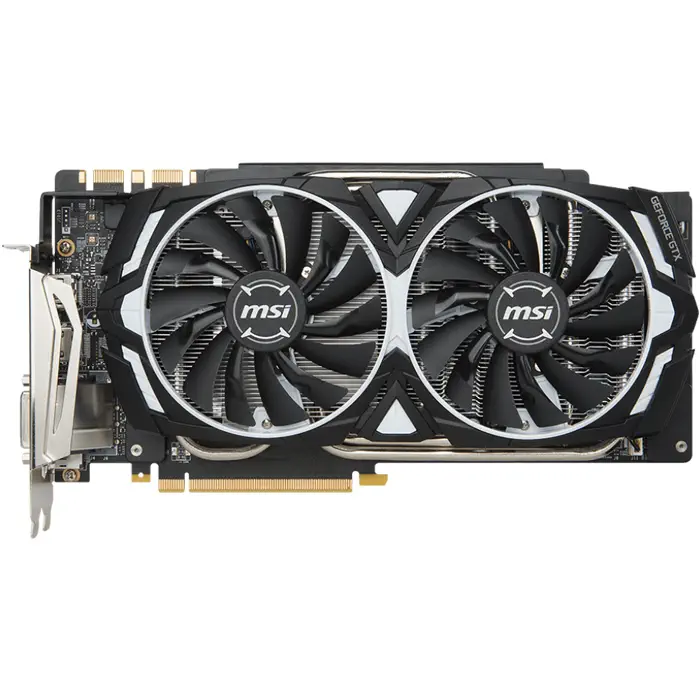 MSI GeForce GTX 1080 Ti ARMOR 11G OC 11GB GDDR5X 352Bit DX12 Ekran Kartı
