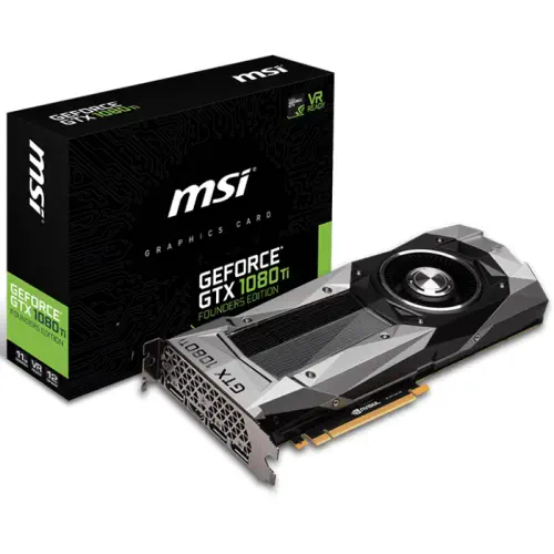 MSI GeForce GTX 1080 Ti Founders Edition 11GB GDDR5X 352Bit DX12 Ekran Kartı