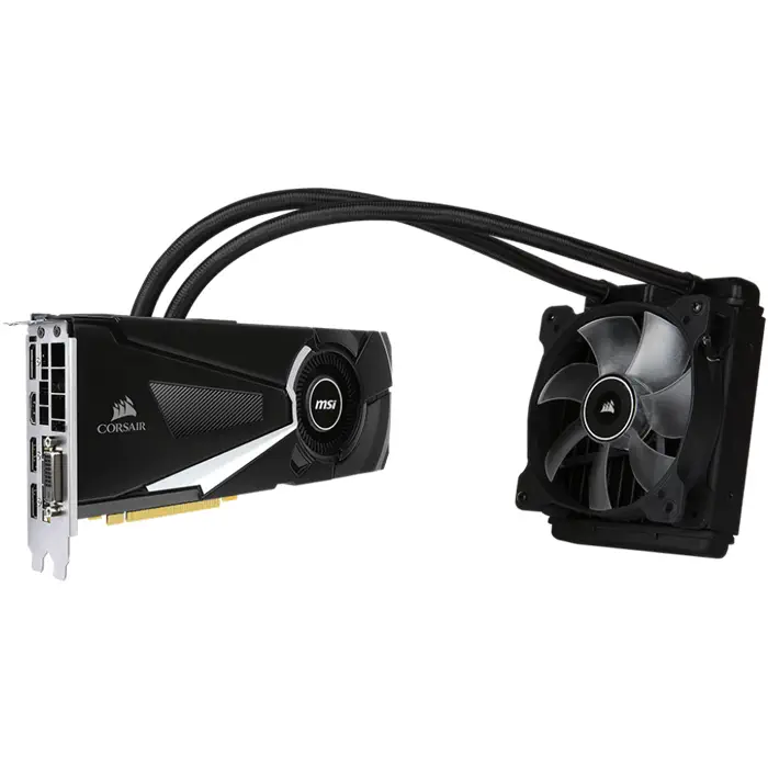 MSI GeForce GTX 1080 SEA HAWK 8GB GDDR5X 256Bit DX12 Gaming Ekran Kartı