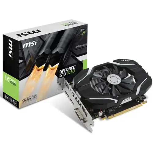 MSI GeForce GTX 1050 2G OC 2GB GDDR5 128Bit DX12 Ekran Kartı