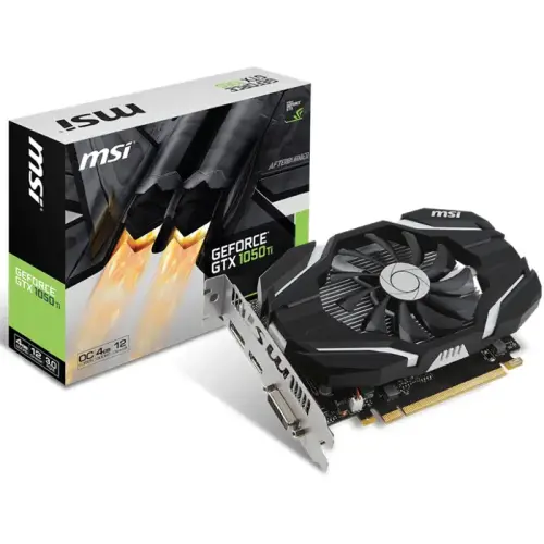 MSI GeForce GTX 1050 Ti 4G OC 4GB GDDR5 128Bit DX12 Gaming Ekran Kartı