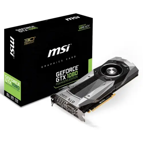 MSI GeForce GTX 1080 Founders Edition 8GB GDDR5X 256Bit DX12 Ekran Kartı
