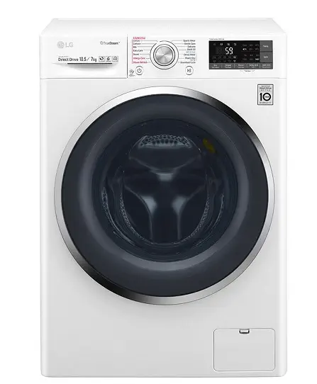 LG F4J8JHP2W A+++ 1400 Devir 10.5 Kg Yıkama 7 Kg Kurutma Çamaşır Makinesi