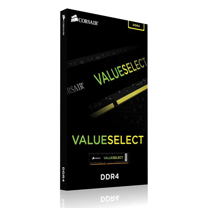 Corsair Value 8GB (1x8GB) DDR4 2400MHz CL16 1.2V Ram - CMV8GX4M1A2400C16