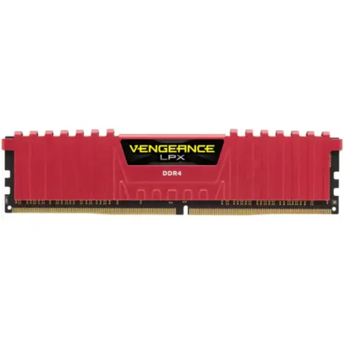 Corsair Vengeance LPX 8GB (1x8GB) DDR4 2400MHz CL16 Ram Kırmızı - CMK8GX4M1A2400C16R