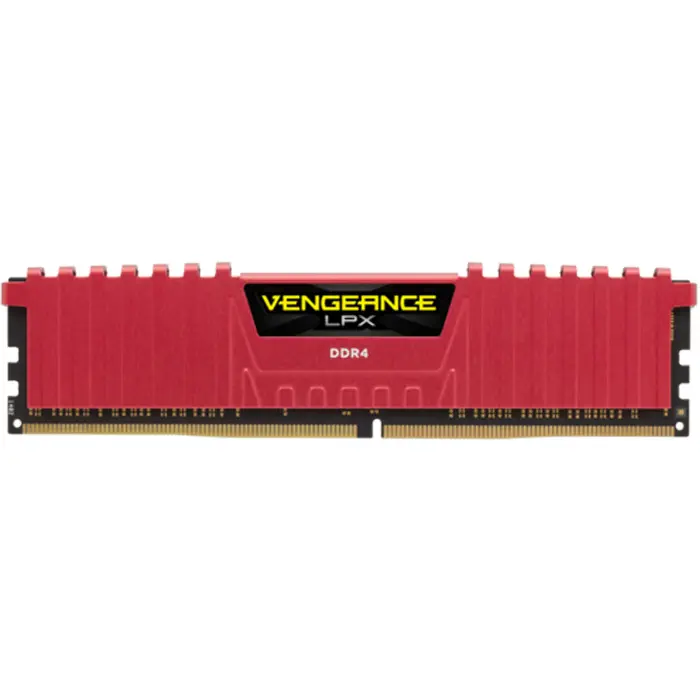 Corsair Vengeance LPX 16GB (2x8GB) DDR4 2400MHz CL16 Dual Kit Ram Kırmızı - CMK16GX4M2A2400C16R