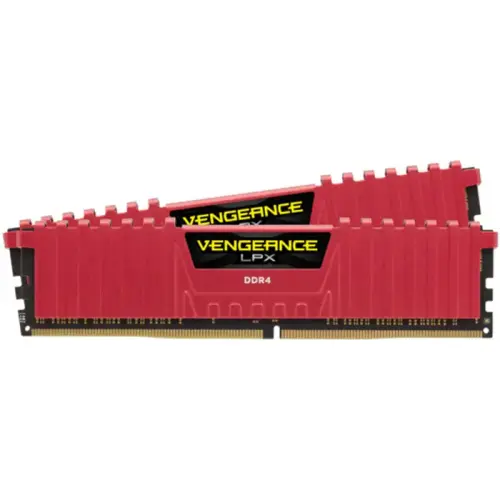 Corsair Vengeance LPX 16GB (2x8GB) DDR4 3000MHz CL15 Dual Kit Ram Kırmızı - CMK16GX4M2B3000C15R