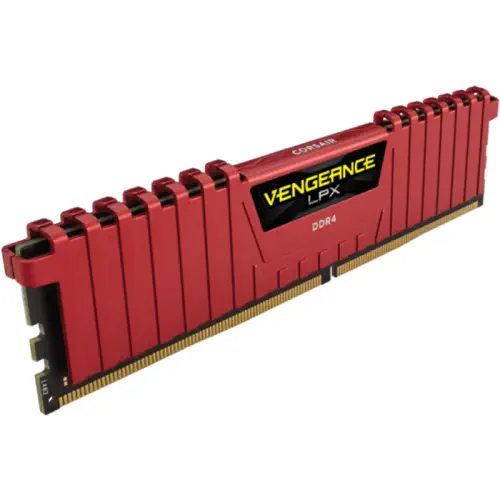 Corsair Vengeance LPX 16GB (2x8GB) DDR4 3000MHz CL15 Dual Kit Ram Kırmızı - CMK16GX4M2B3000C15R