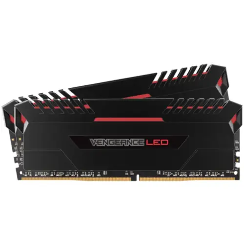 Corsair Vengeance LED 16GB (2x8GB) DDR4 3000MHz CL15 Dual Kit Ram Kırmızı - CMU16GX4M2C3000C15R