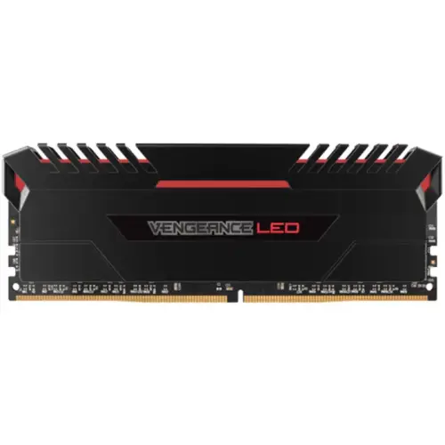 Corsair Vengeance LED 16GB (2x8GB) DDR4 3000MHz CL15 Dual Kit Ram Kırmızı - CMU16GX4M2C3000C15R