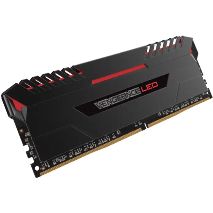 CORSAIR Vengeance LED 16GB (2x8GB) DDR4 3200MHz CL16 Dual Kit Ram Kırmızı - CMU16GX4M2C3200C16R
