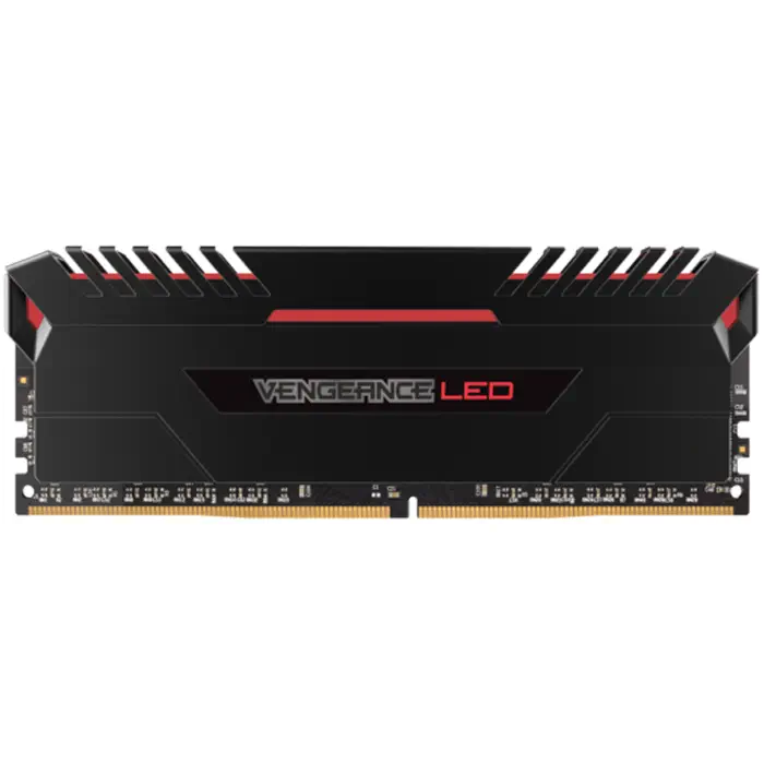 CORSAIR Vengeance LED 16GB (2x8GB) DDR4 3200MHz CL16 Dual Kit Ram Kırmızı - CMU16GX4M2C3200C16R