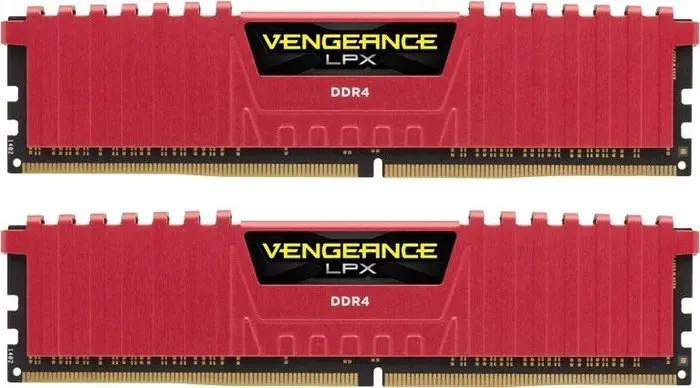 Corsair Vengeance LPX 16GB (2x8GB) DDR4 2400MHz CL16 Dual Kit Ram Kırmızı - CMK16GX4M2A2400C16R