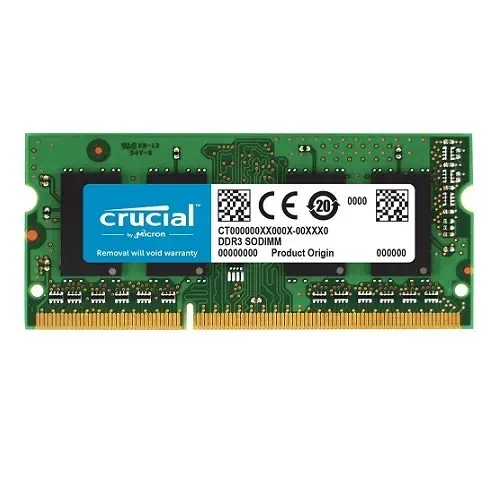 Crucial 8 GB DDR3 1600Mhz SODIMM Ram-CT102464BF160B
