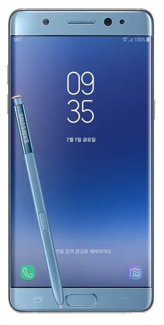 Samsung Galaxy Note Fan Edition 64 GB Mavi Cep Telefonu İthalatçı Firma Garantili