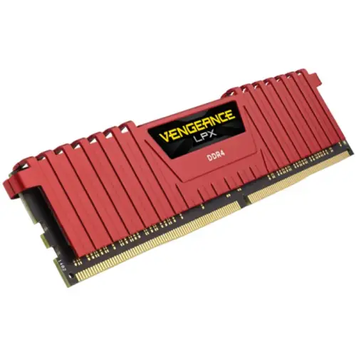 Corsair Vengeance LPX 4GB (1x4GB) DDR4 2400MHz CL16 Ram Kırmızı - CMK4GX4M1A2400C16R