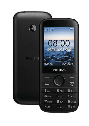 Philips E160 Dual Sim Siyah Tuşlu Cep Telefonu Distribütör Garantili