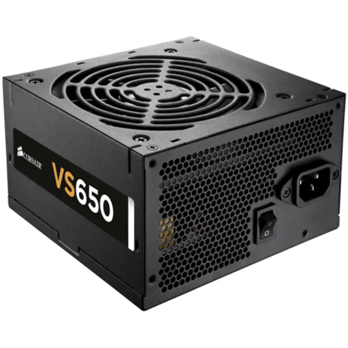 Corsair Carbide Serisi SPEC-02 Red LED Mid-Tower Gaming Kasa + VS Serisi VS650 650W 80Plus Güç Kaynağı