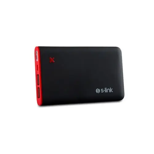 S-link IP-6000 6200mAh 1x1A 1x2.1A USB Girişli Siyah Taşınabilir Şarj Cihazı