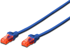 Digitus DK-1617-020/B , U-UTP, Cat6 AWG 26/7, Cu, LSZH, Mavi Patch Kablo 2M