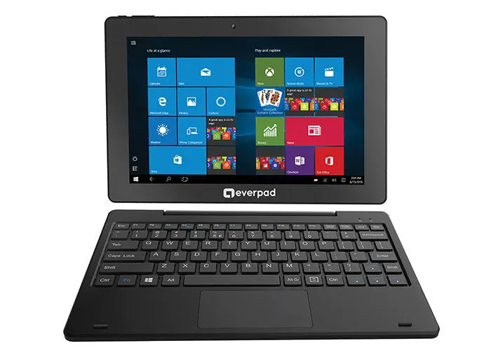 Everest Everpad DC-1101 10.1″ 32GB Sabit Disk 2GB RAM Windows 10 İngilizce Klavyeli Wi-Fi Tablet