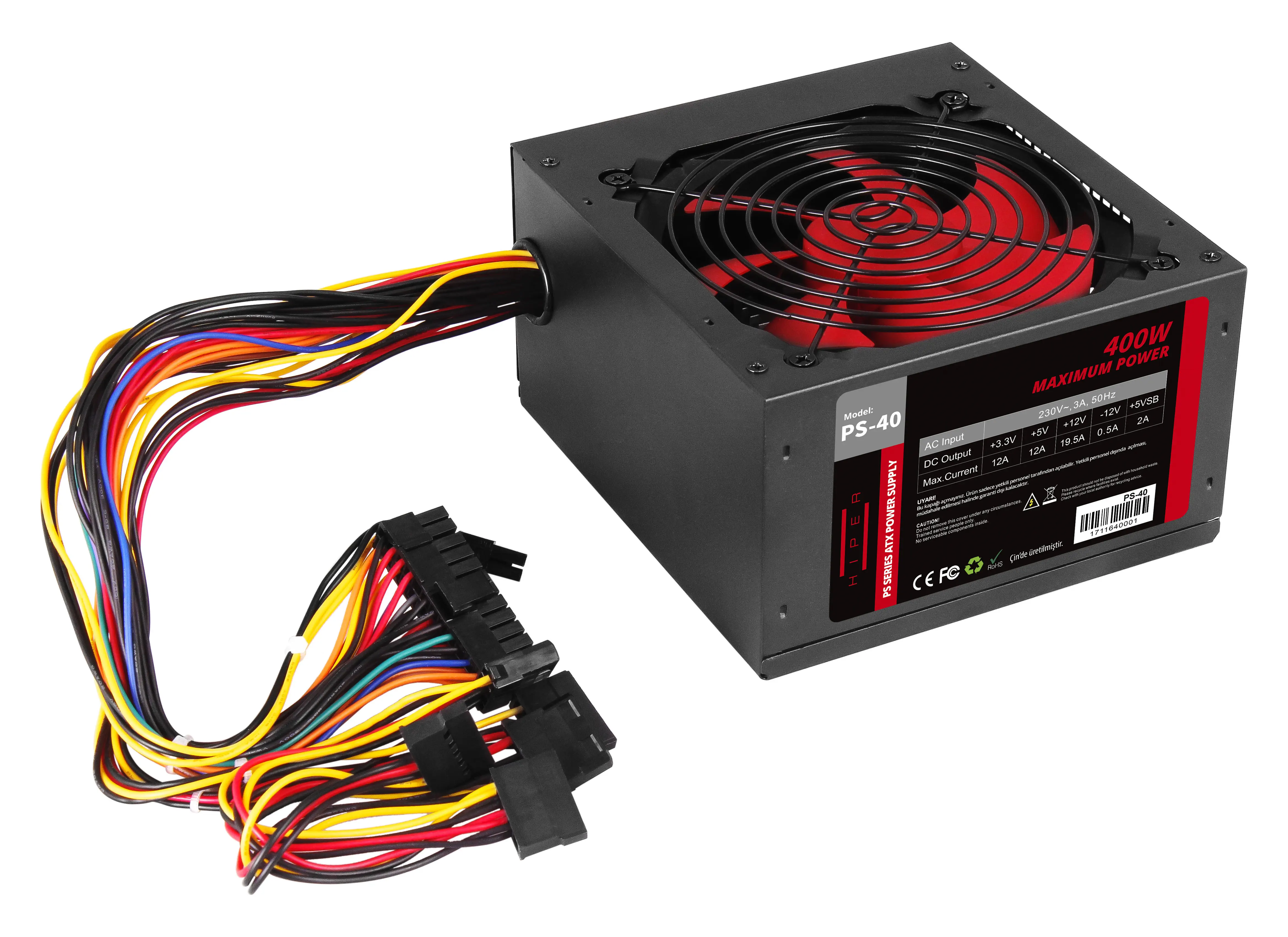 Hiper PS-40 400W 12cm Fan Power Supply